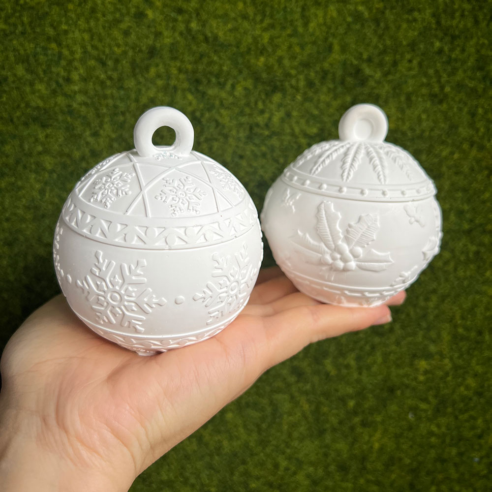 Kraft Box Candle - Pot de bougie boule ronde de
