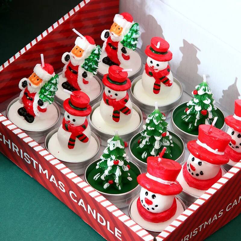 Candle Making Oil Scents - Lot de 12 bougies décoratives de