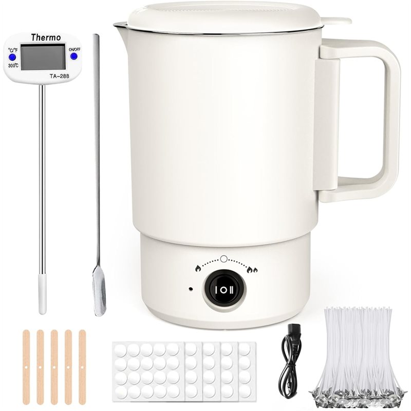 Candle Making Thermometer - Kit de pot à cire électrique