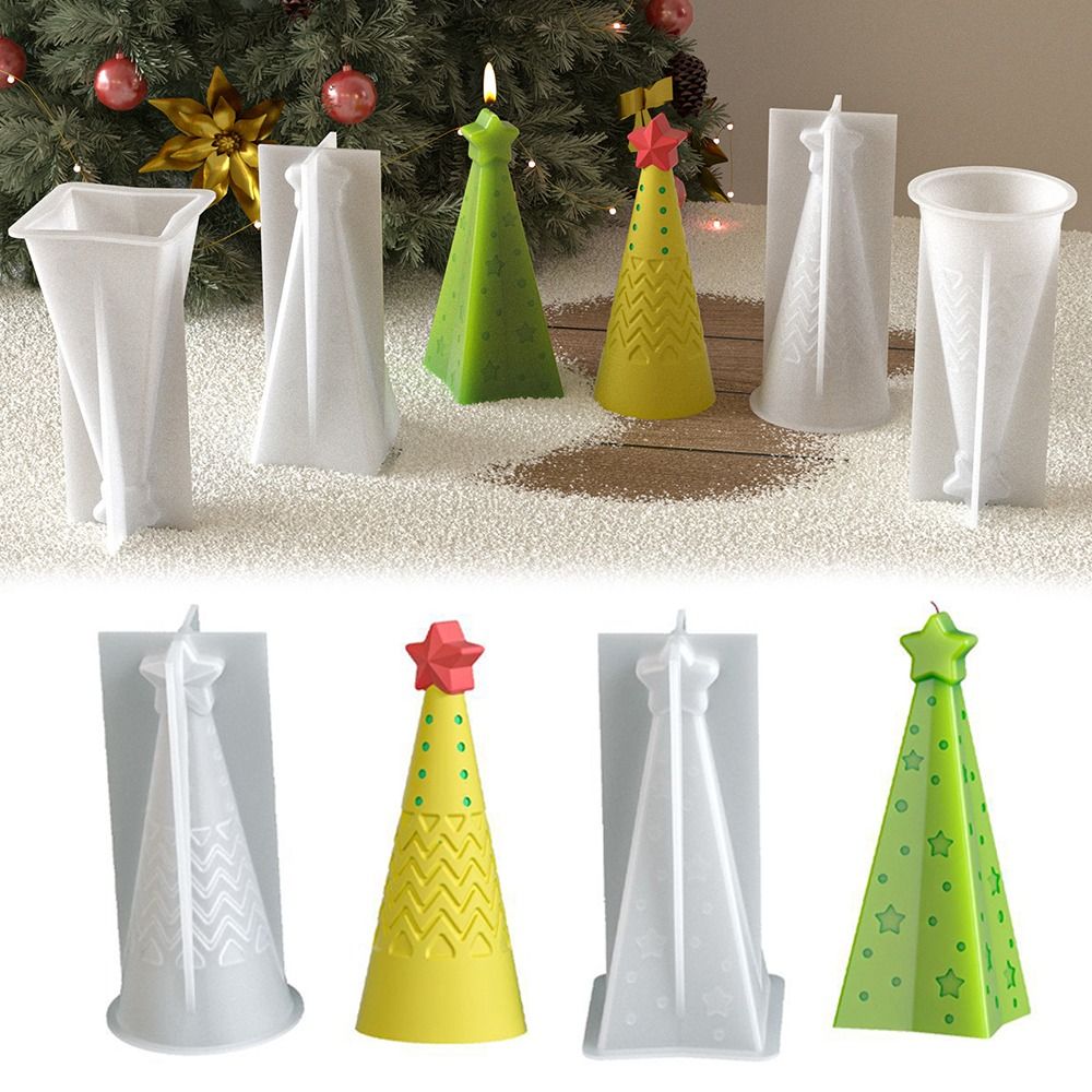 Candle Making Kit Xmas - Moule à bougie conique de noël