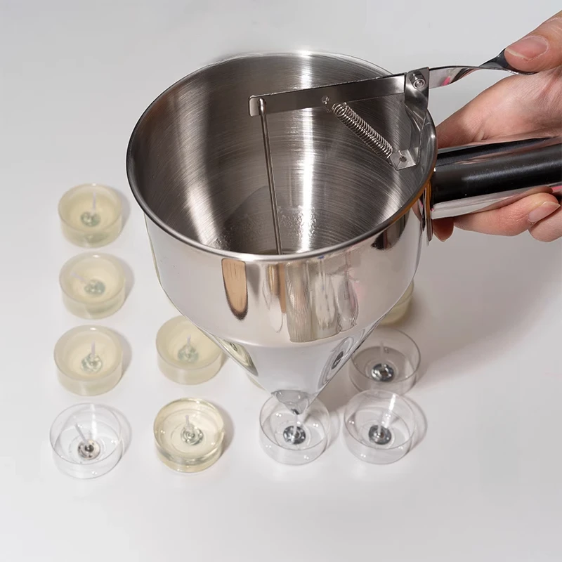 Candle Making Thermometer - Entonnoir portatif en acier inoxydable, bougie