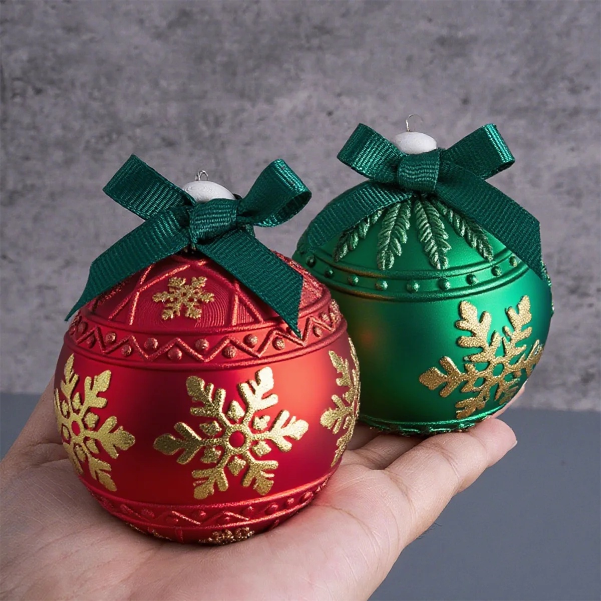 Candle Making Kit Xmas - Pot de bougie boule ronde de
