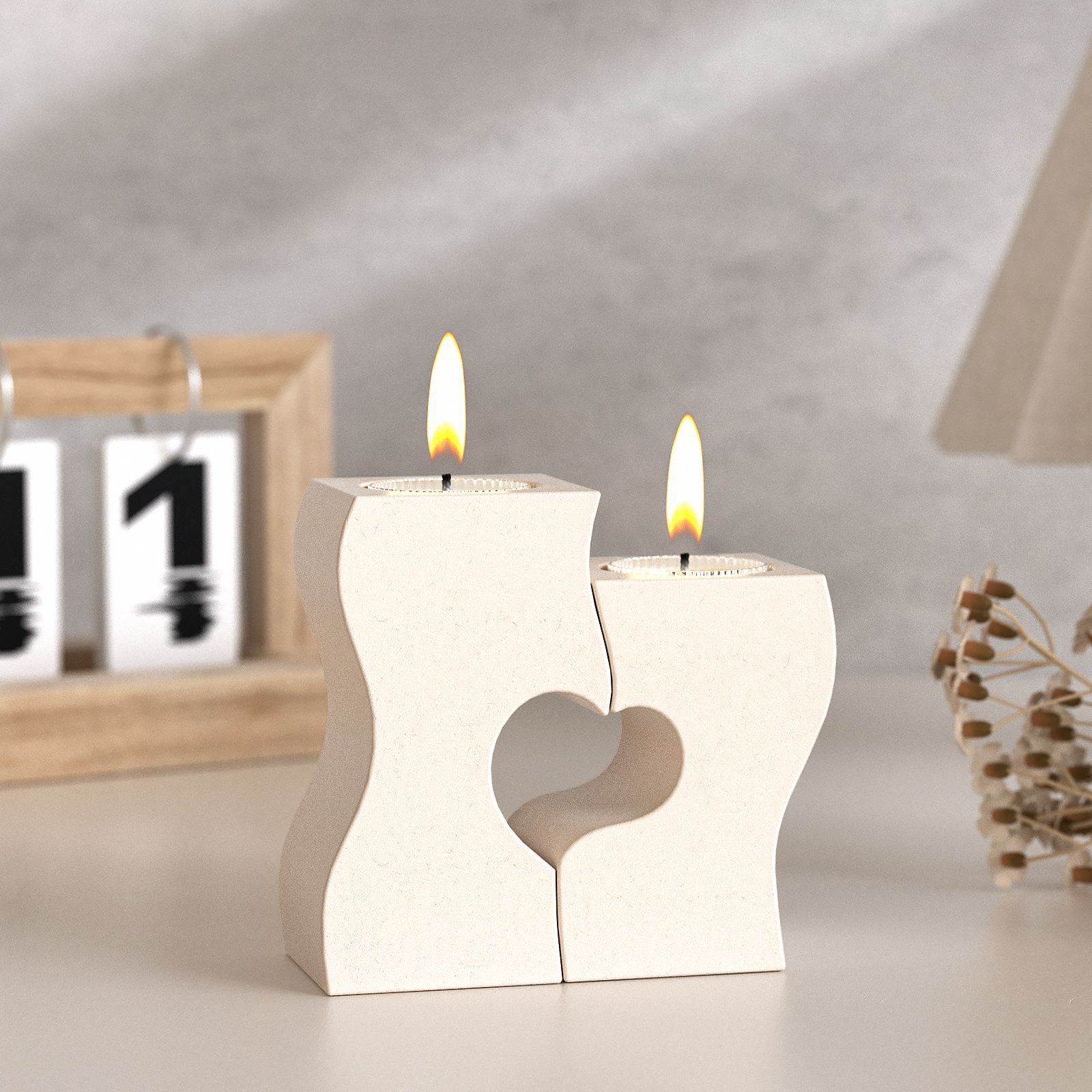Candle Making Tools - S coeur chandelier Silicone moules bricolage