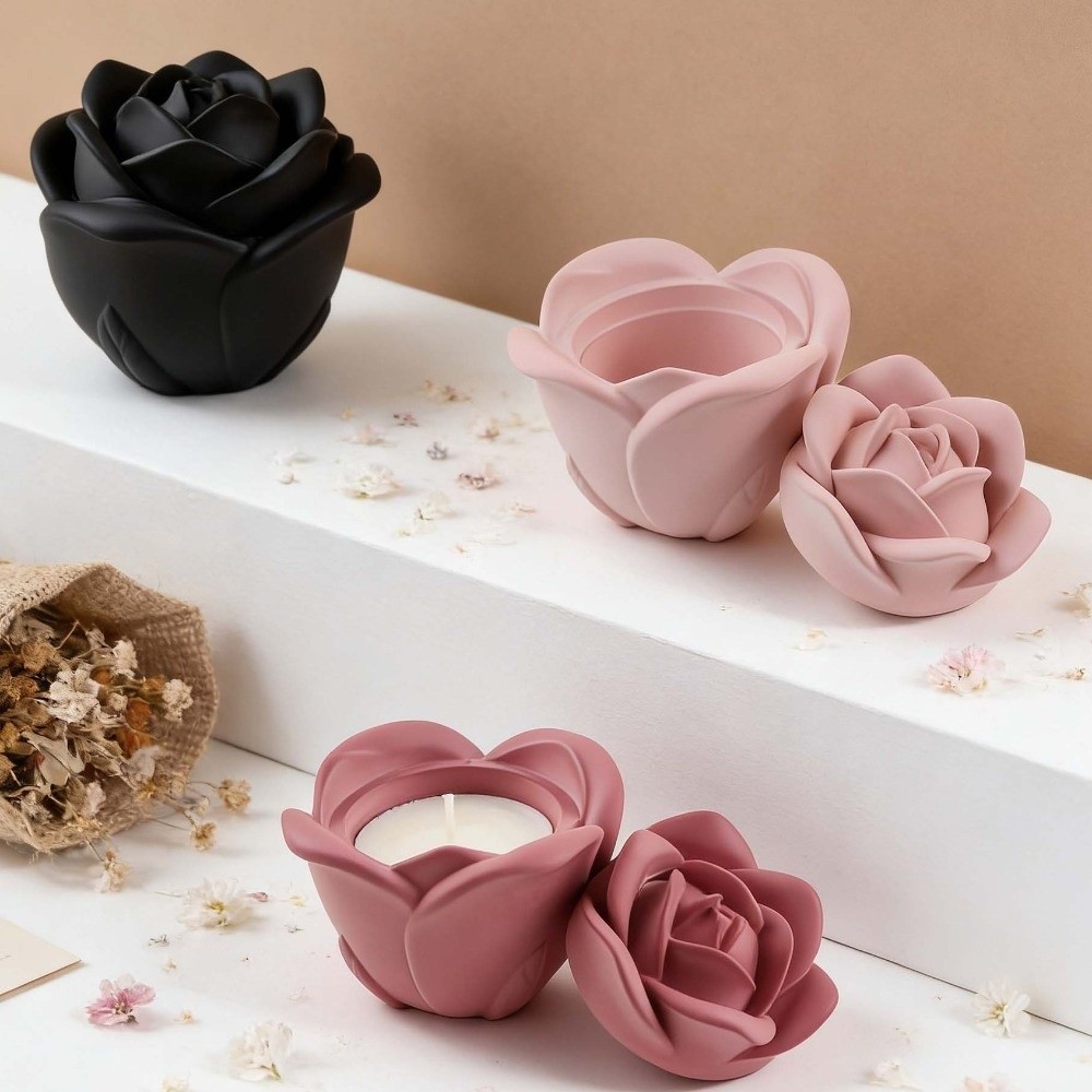 Candle Making Vessels - Moules en silicone antiadhésifs en forme