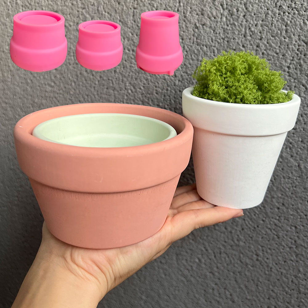 Candle Making Vessels - Grand Pot de Plante en Béton,