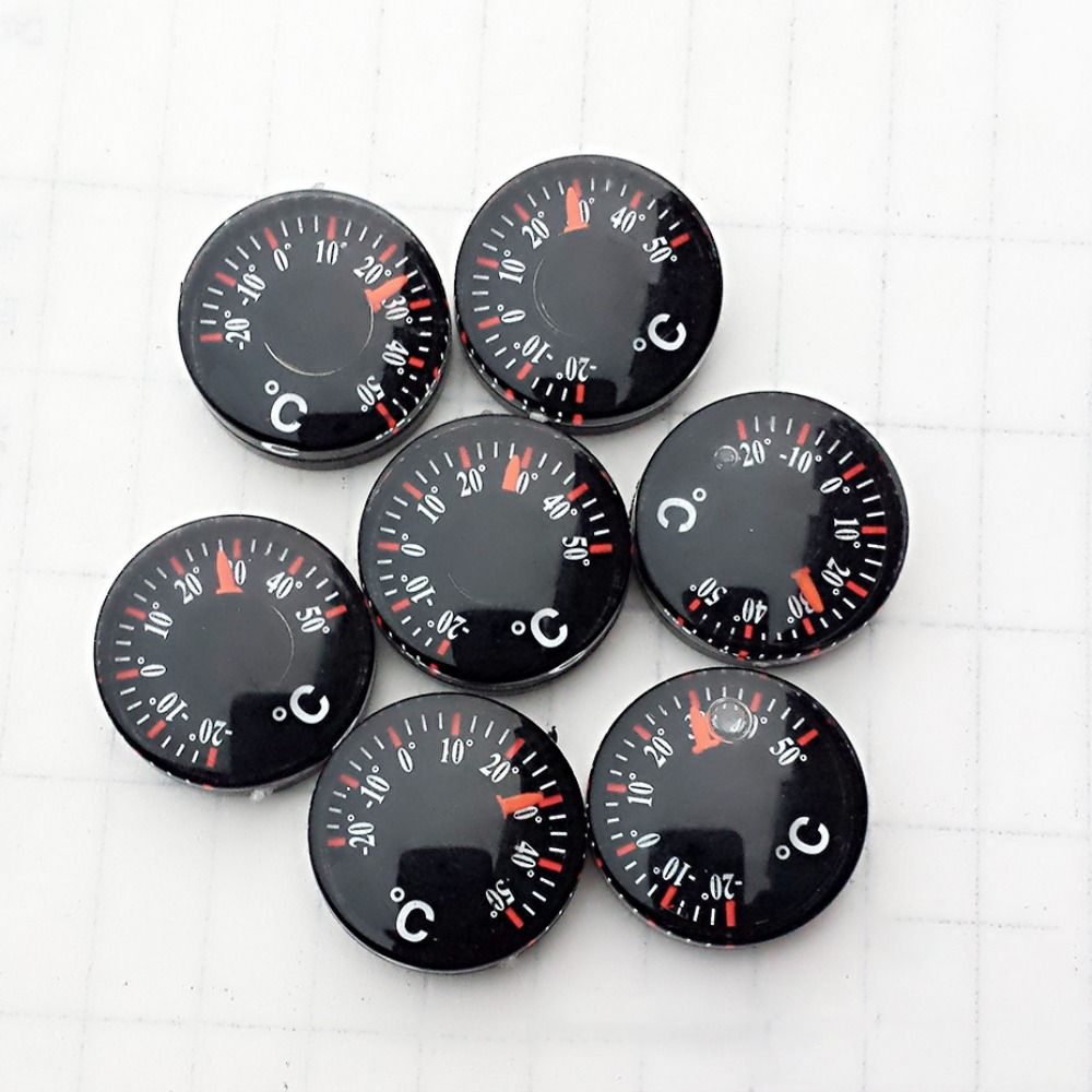 Candle Making Thermometer - Mini thermomètre circulaire pratique en plastique,