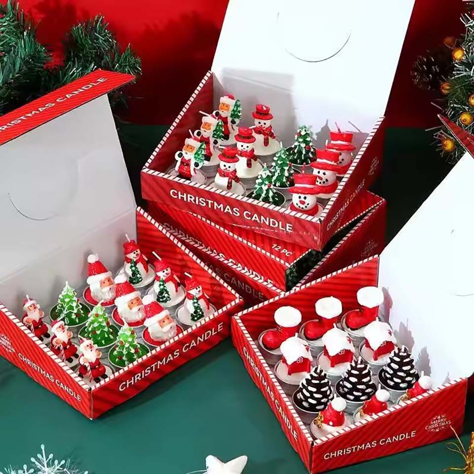 Candle Making Oil Scents - Lot de 12 bougies décoratives de