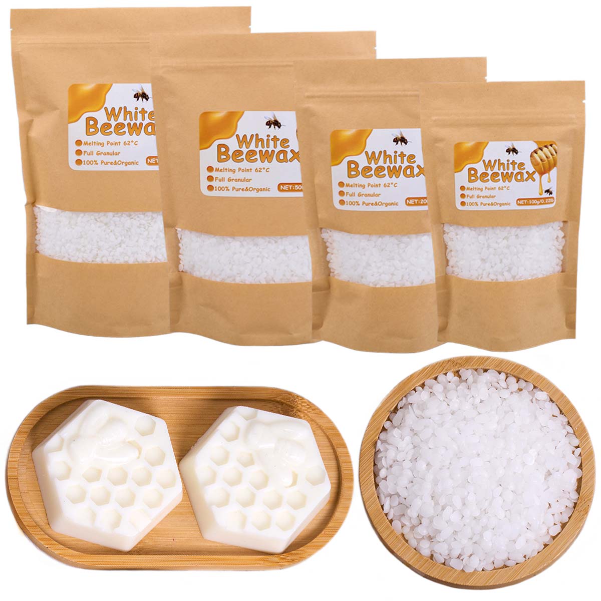 Cire d'abeille blanche Pure na - Candle Making Material avis et prix