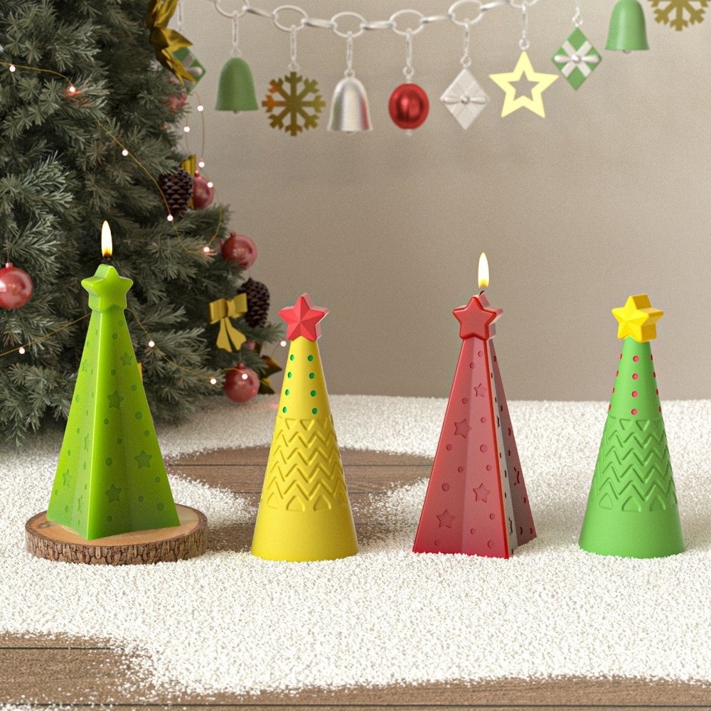 Nouveau Silicone cône de noël  - Candle Making Kit Xmas avis et prix