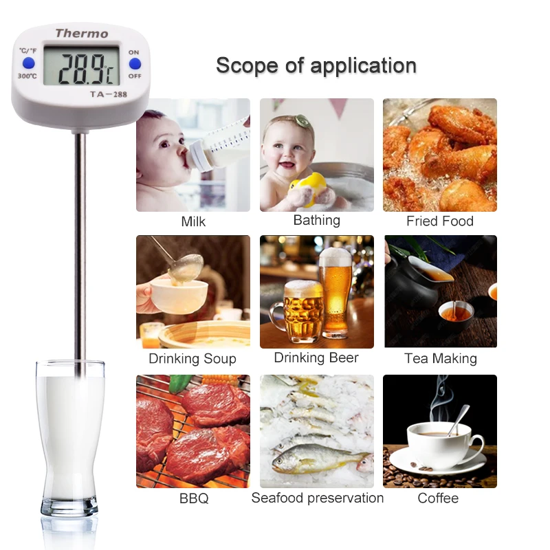 TA288 LCD thermomètre alimenta - Candle Making Thermometer avis et prix