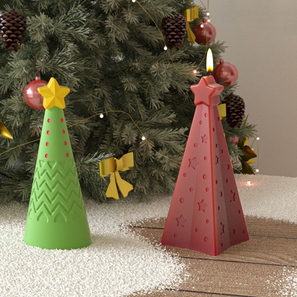 Nouveau Silicone cône de noël  - Candle Making Kit Xmas avis et prix